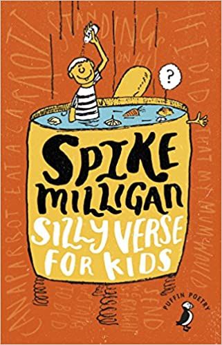 cover of Silly Verse for Kids (Puffin Poetry) by Spike Milligan; illustration of a man bathing in a pot of soup