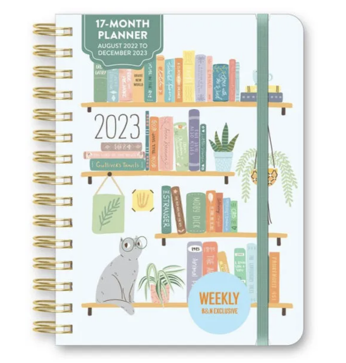 cover image of the 2023 bookish planner