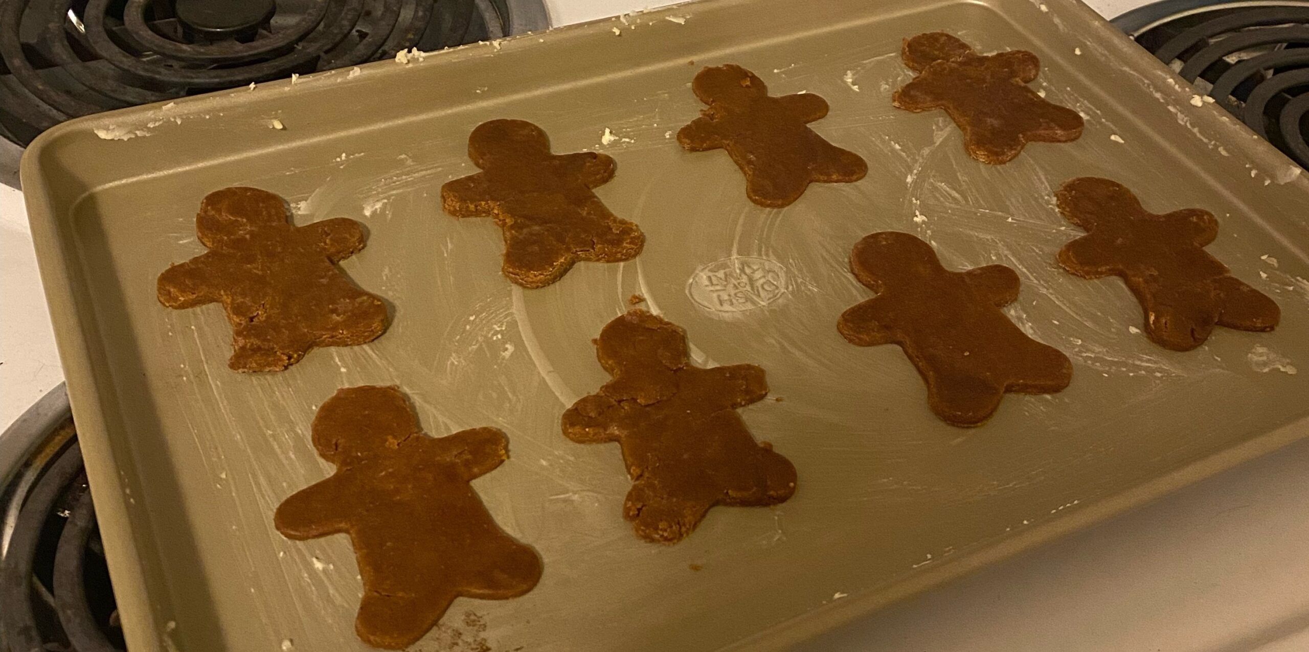 gingerbread men cookies unbaked
