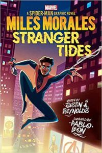 cover of miles morales stranger tides