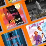 collage of 11 covers of audiobooks on sale