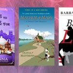 Cover collage of cozy mystery books