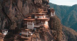a photo of Tiger's Nest monastery in Bhutan