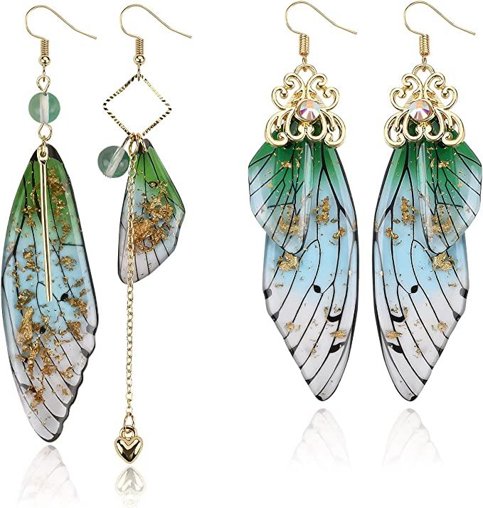 Fairy wing earrings