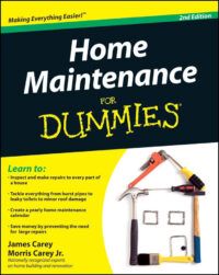 Cover of Home Maintenance for Dummies by James Carey and Morris Carey Jr.