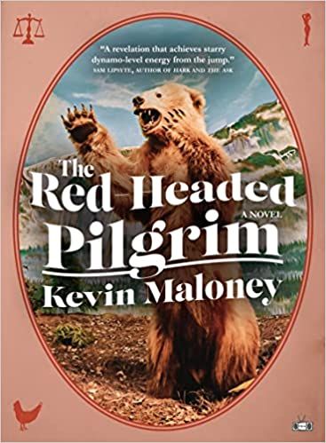 the cover of The Red-Headed Pilgrim showing someone in a bear suit posing