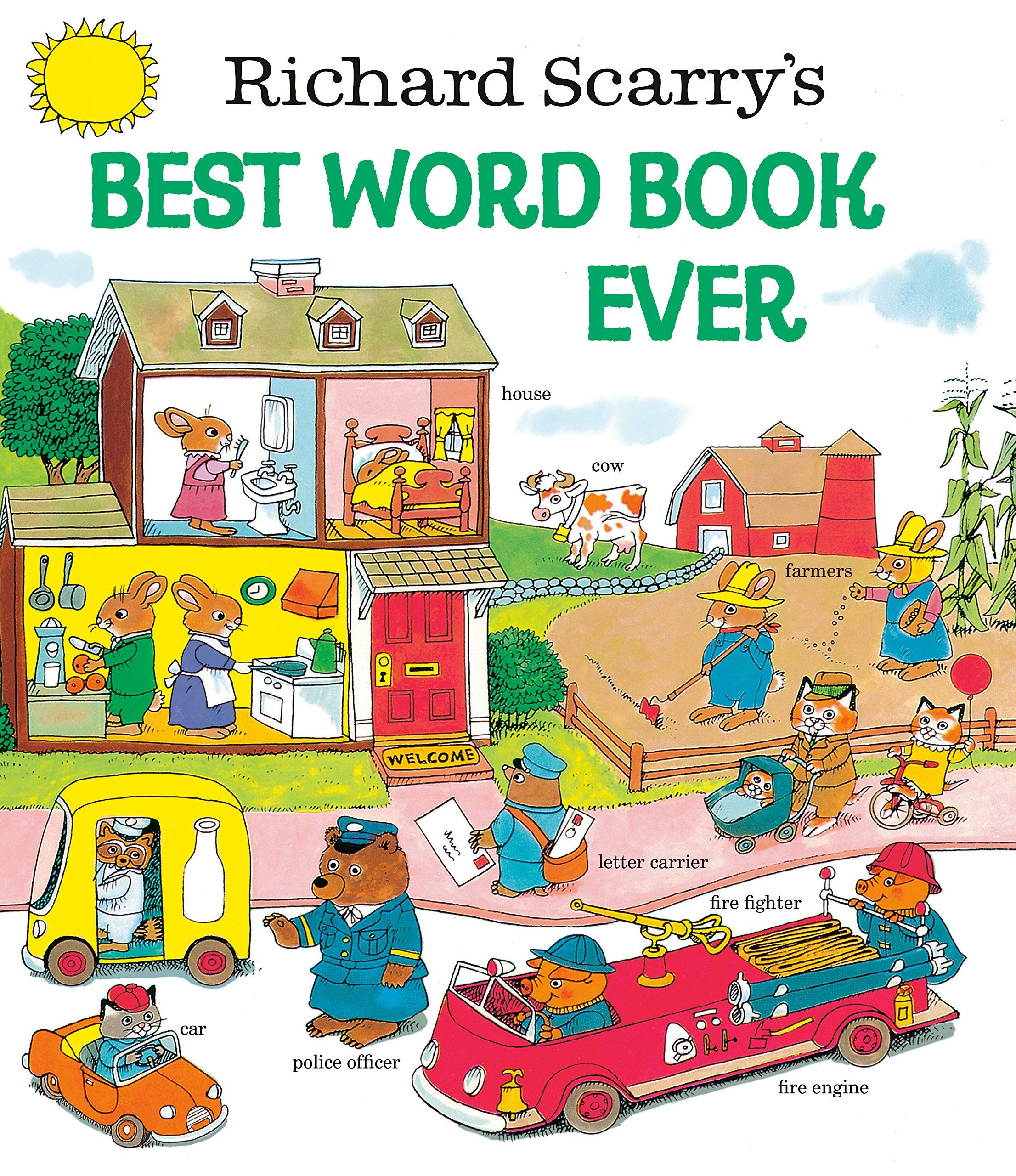 Book cover of Richard Scarry's Best Word Book Ever