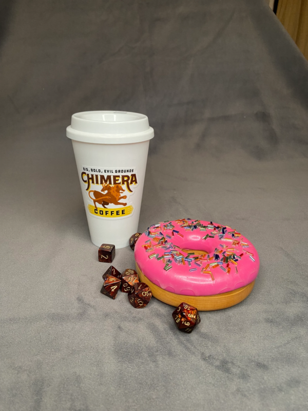coffee and donut dnd dice roller