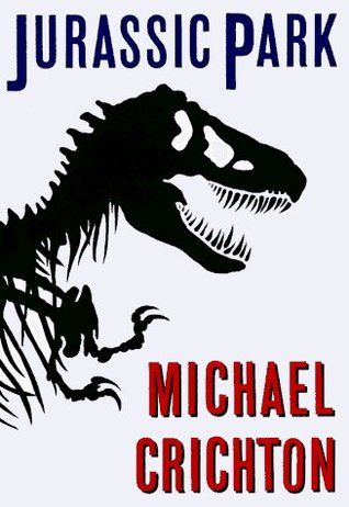 Book cover of jurassic park by michael chrichton