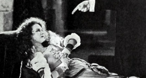 a black and white still from the 1920s phantom of the opera