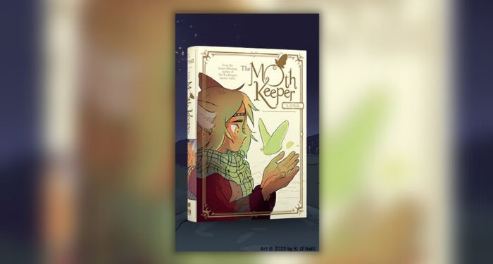 Book cover of The Moth Keeper by K. O'Neill