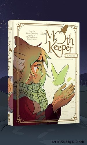 Book cover of The Moth Keeper by K. O'Neill