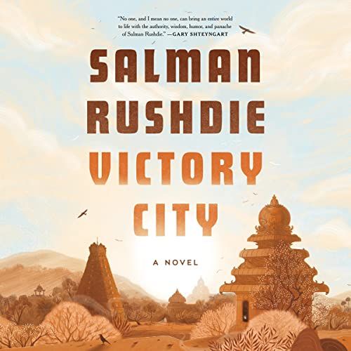 a graphic of the cover of Victory City by Salman Rushdie