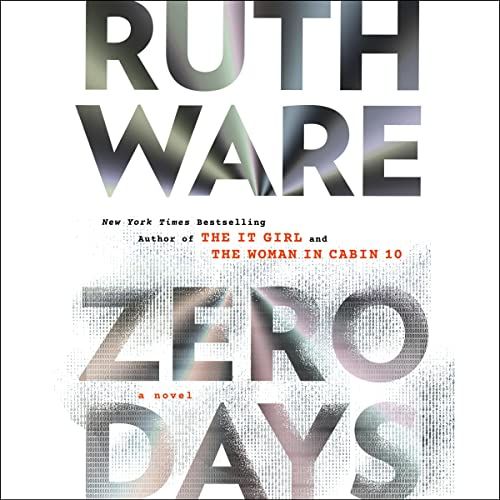 a graphic of the cover of Zero Days by Ruth Ware