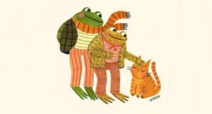 Image of a Frog and Toad print