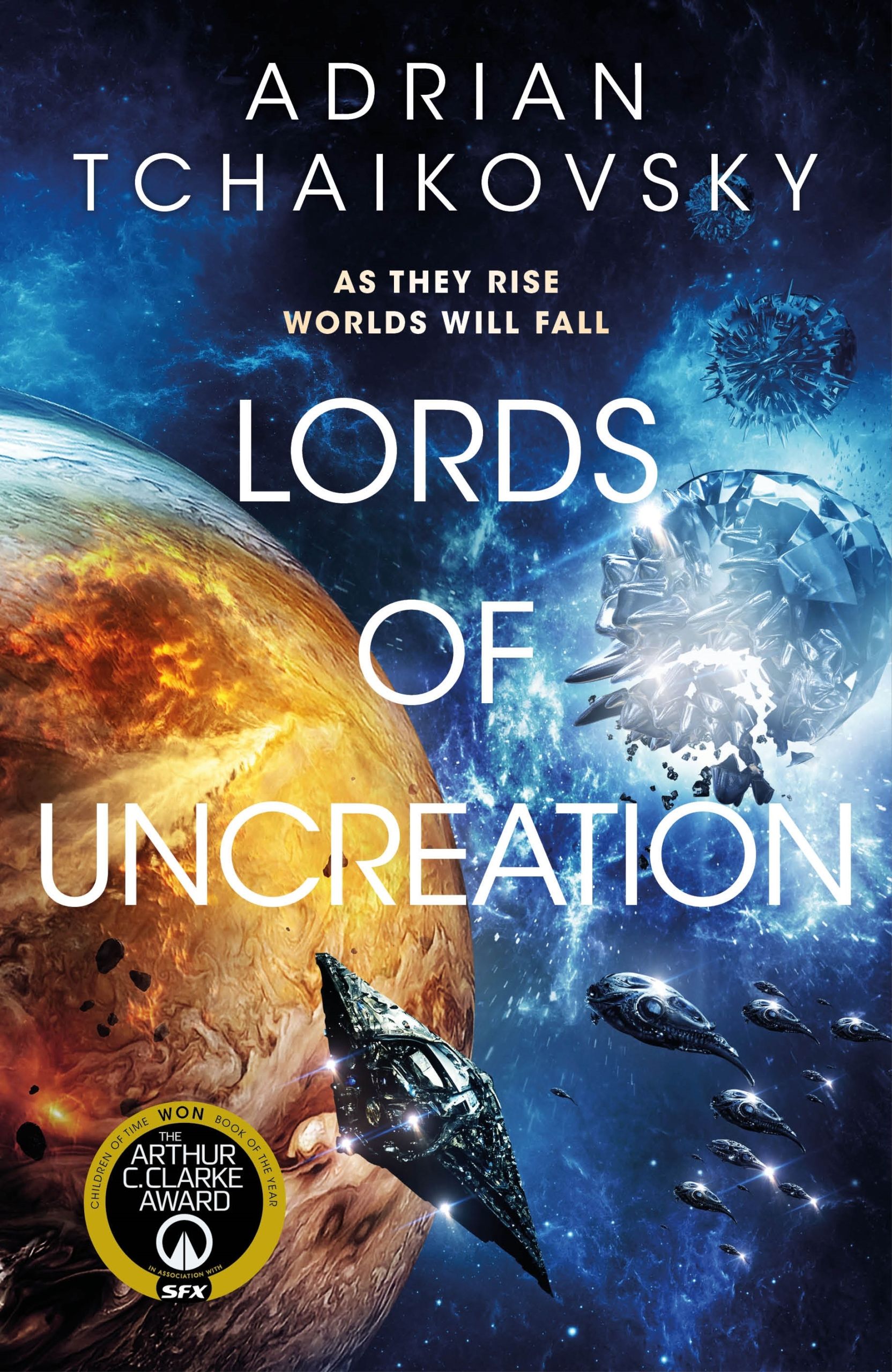 Lords of Uncreation by Adrian Tchaikovsky book cover