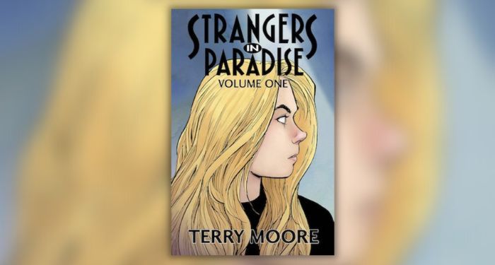 Book cover of Strangers in Paradise by Terry Moore