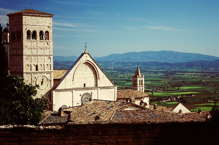 Basilica di San Chiara in Assisi, Italy