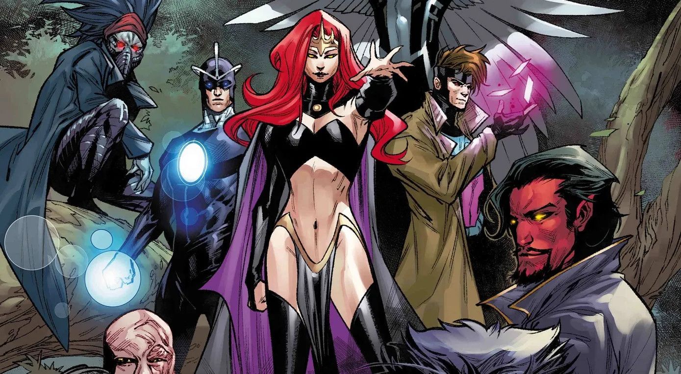 image of Madeline Pryor and Dark X-Men from Marvel Comics