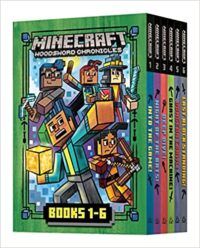 cover of minecraft woodsword chronicles box set