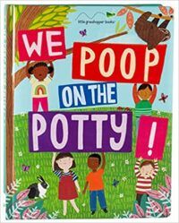 cover of we poop on the potty