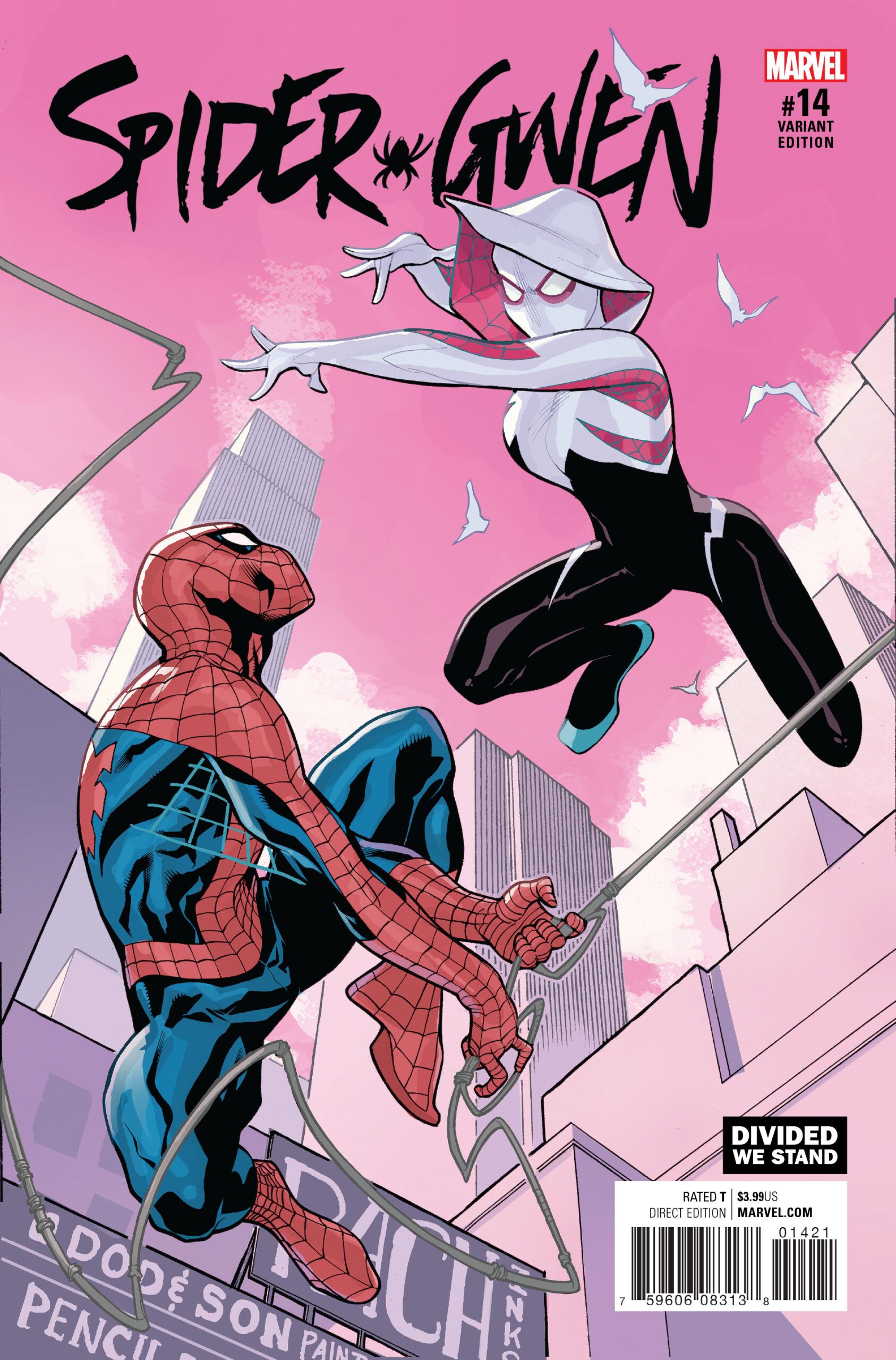 spider gwen comic book cover