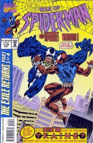 web of spider-man comic book