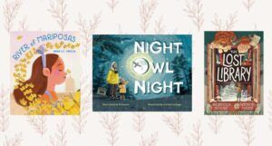 book cover collage of new children's books for august 2023