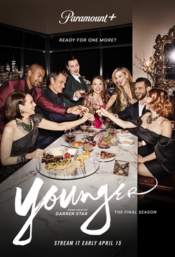 Younger season 7 Paramount+ promo poster