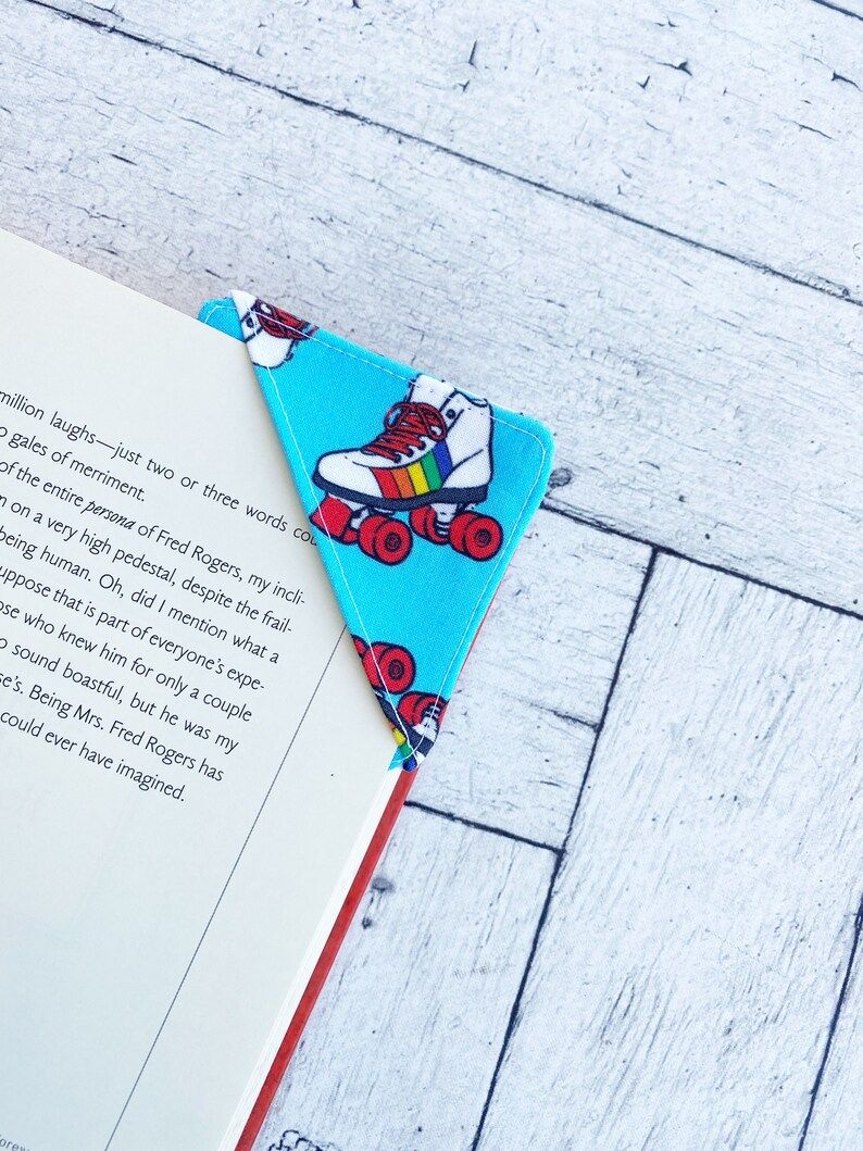 image of roller skate corner bookmark