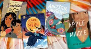 covers of four middle grade novels by Indigenous authors