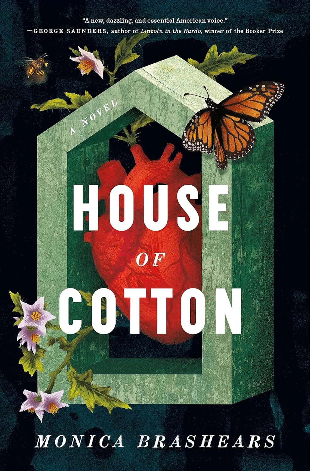 a graphic of the cover of House of Cotton by Monica Brashears 