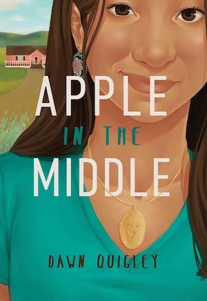 Apple in the Middle by Dawn Quigley book cover