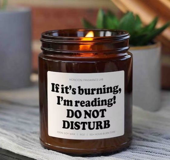 i'm reading do not disturb bookish candle