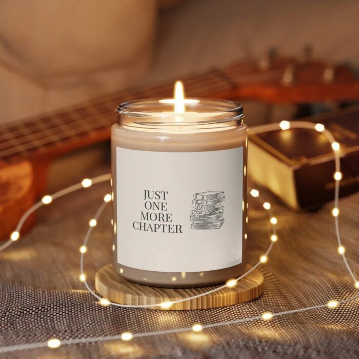 just one more chapter bookish candle