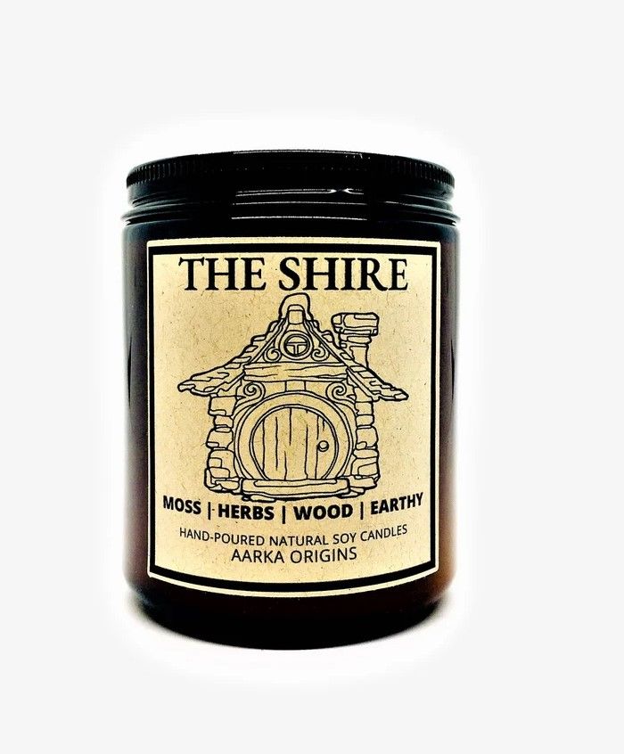 the shire bookish candle 