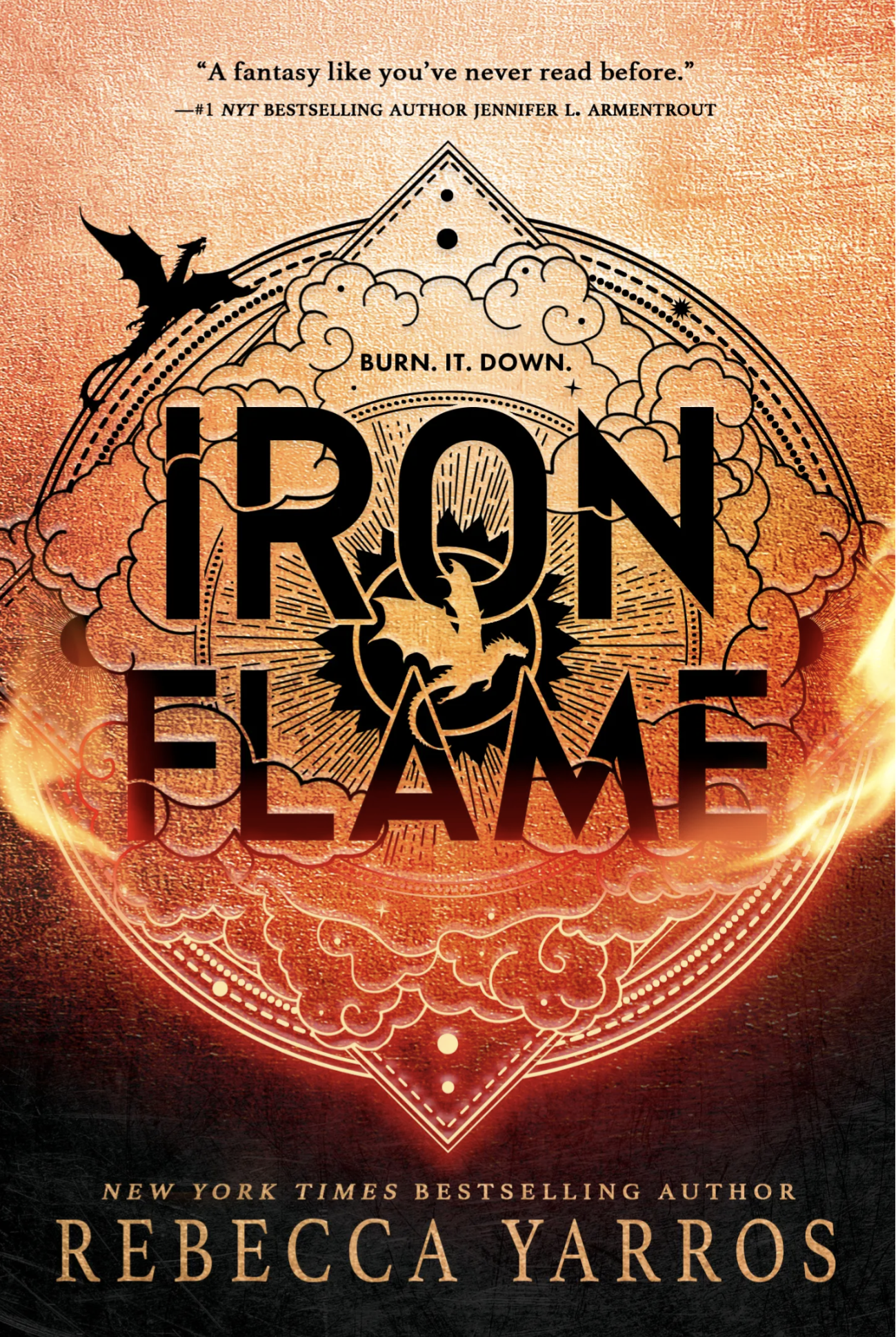 cover of Iron Flame by Rebecca Yarros