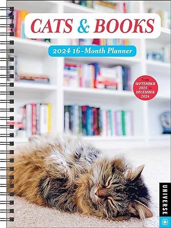 cats and books planner