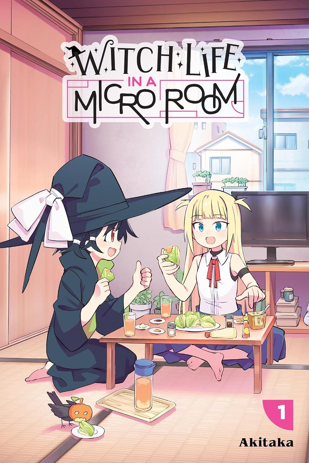 Witch Life in a Micro Room by Akitaka cover