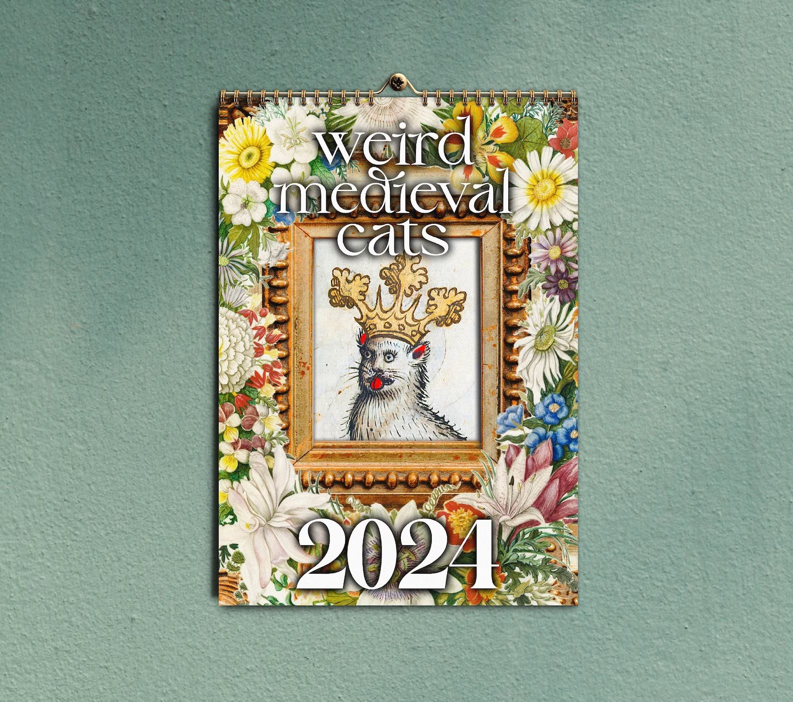 Weird Medieval Cats 2024 calendar