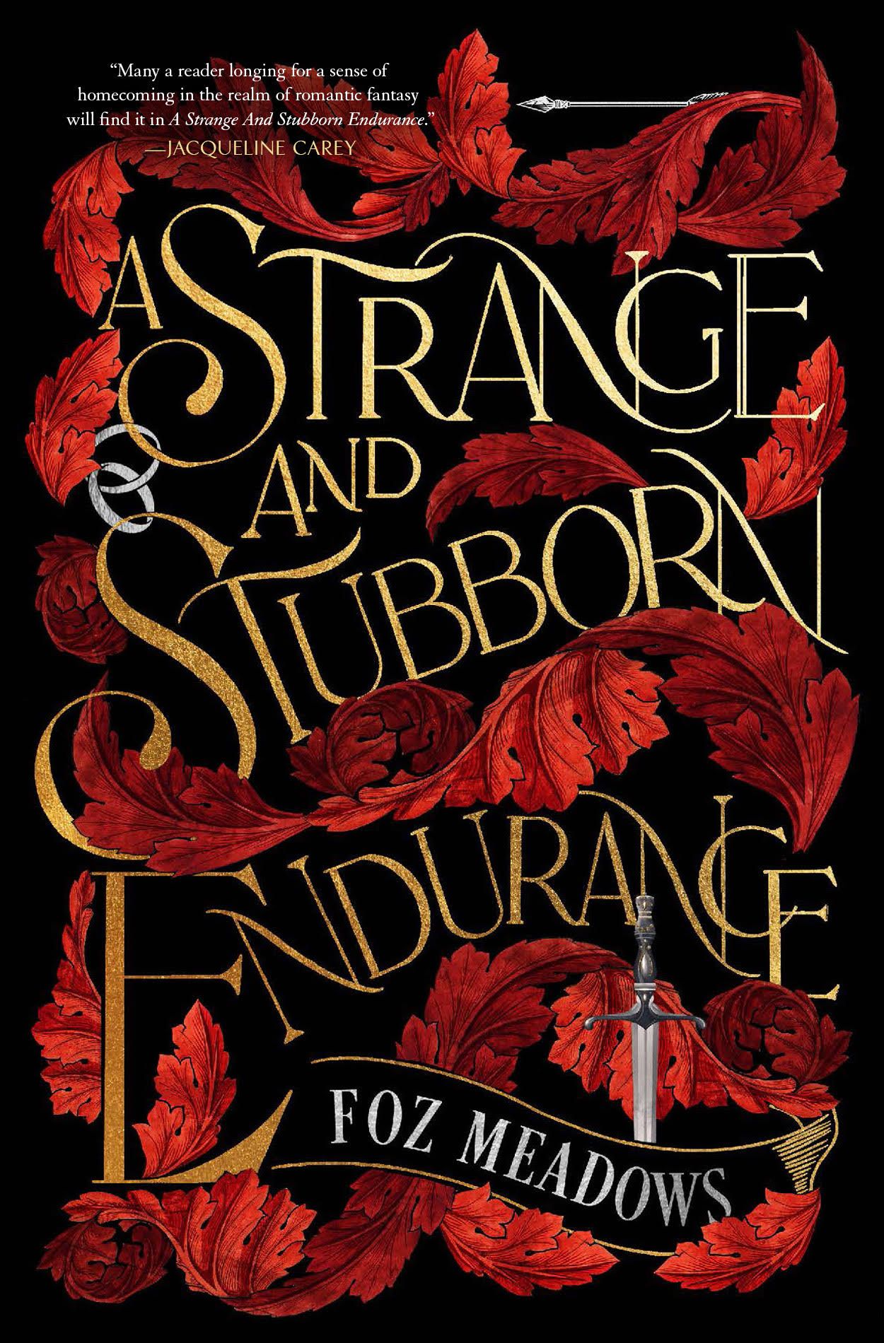 A Strange and Stubborn Endurance by Foz Meadows Book Cover