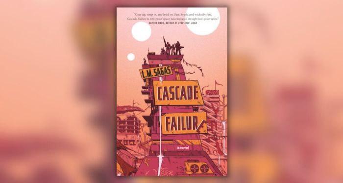 Book cover of Cascade Failure by L. M. Sagas