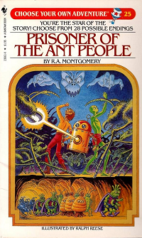 Prisoner of the Ant People by R.A. Montgomery book cover