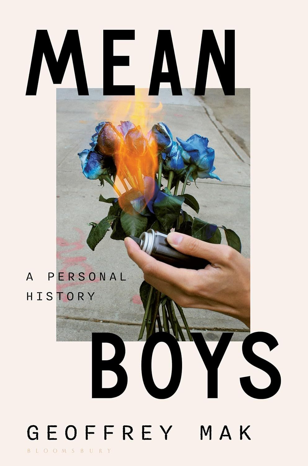 a graphic of the cover of [AOC] Mean Boys: A Personal History by Geoffrey Mak