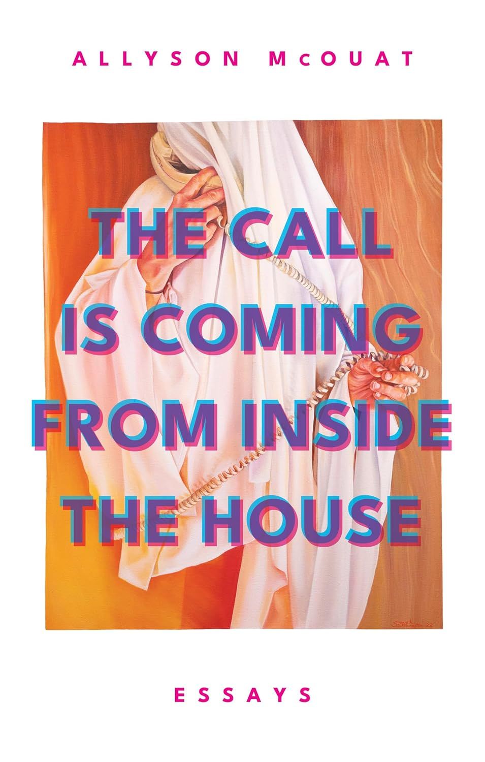 a graphic of the cover of The Call Is Coming from Inside the House