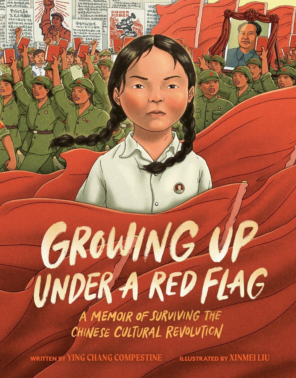 Cover of Growing Up under a Red Flag by Ying Chang Compestine & Xinmei Liu 