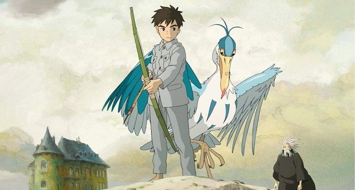 cropped poster for The Boy and the Heron