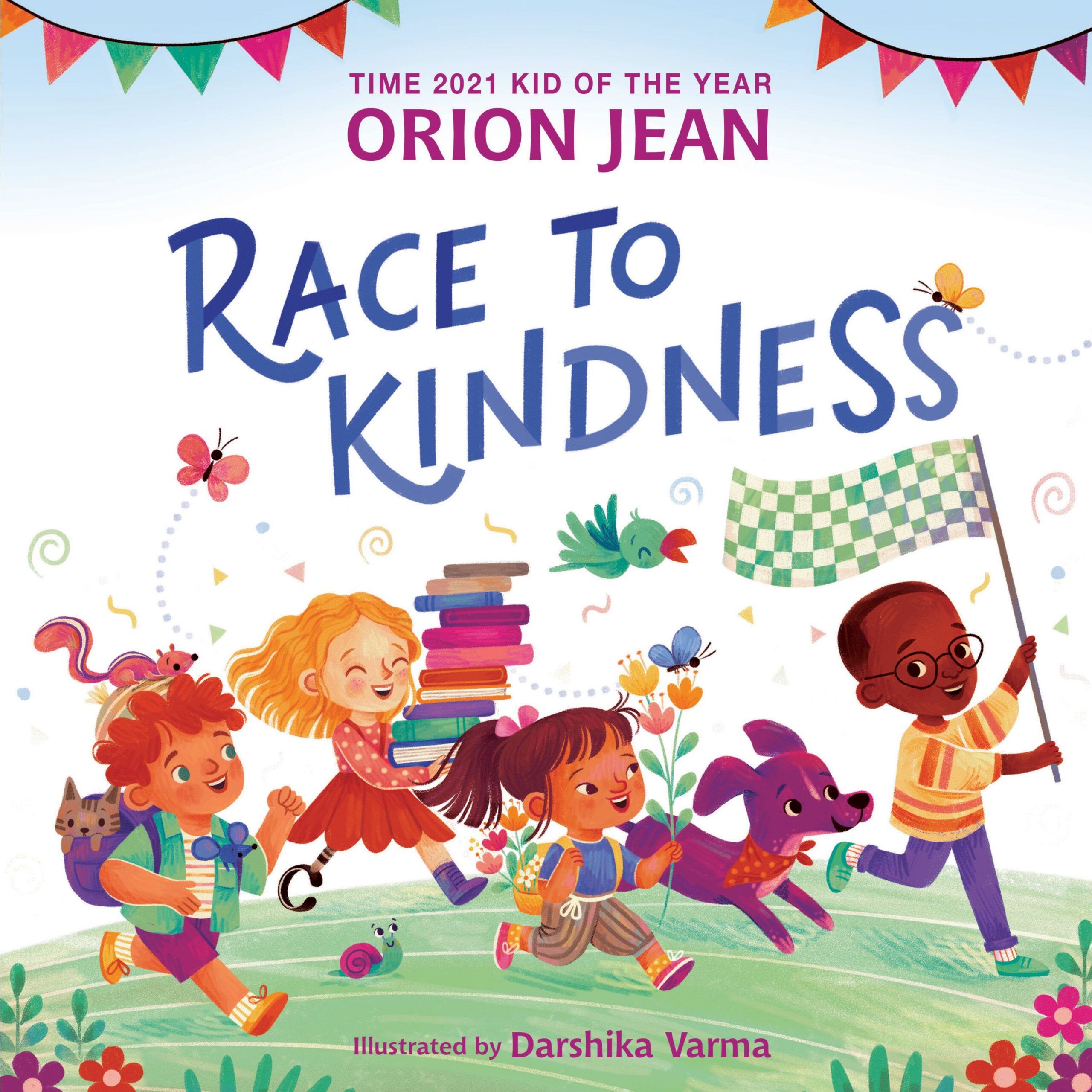 Book cover of Race to Kindness by Orion Jean