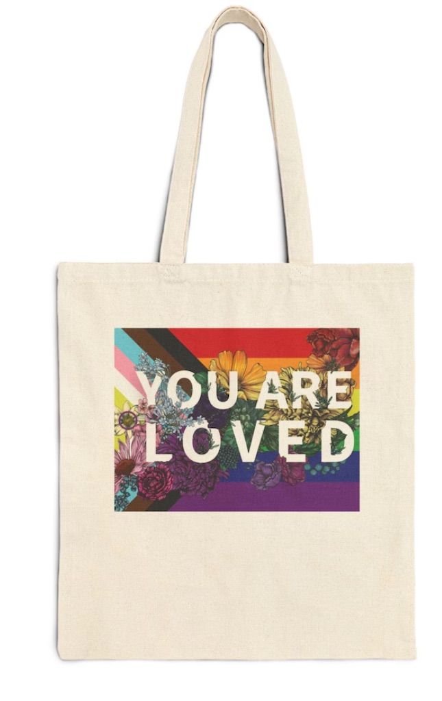 You Are Loved Canvas Tote
