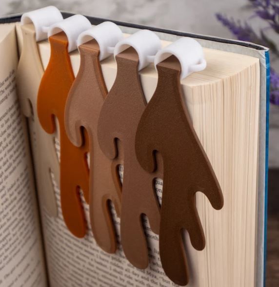 picture of spilled coffee bookmark